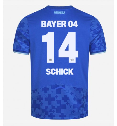 Moške Nogometnih dresov Bayer Leverkusen Patrik Schick #14 Tretji 2025-26 Kratki rokavi Moške Nogometnih dresov Bayer Leverkusen Patrik Schick #14 Tretji 2025-26 Kratki rokavi